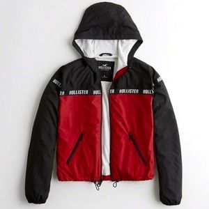 Black And White Hollister Jacket 